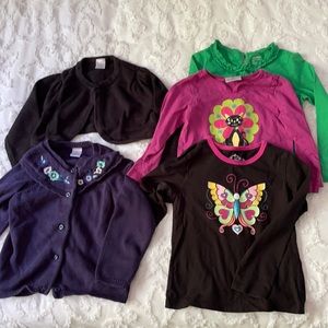 Girls size 5 shirt bundle